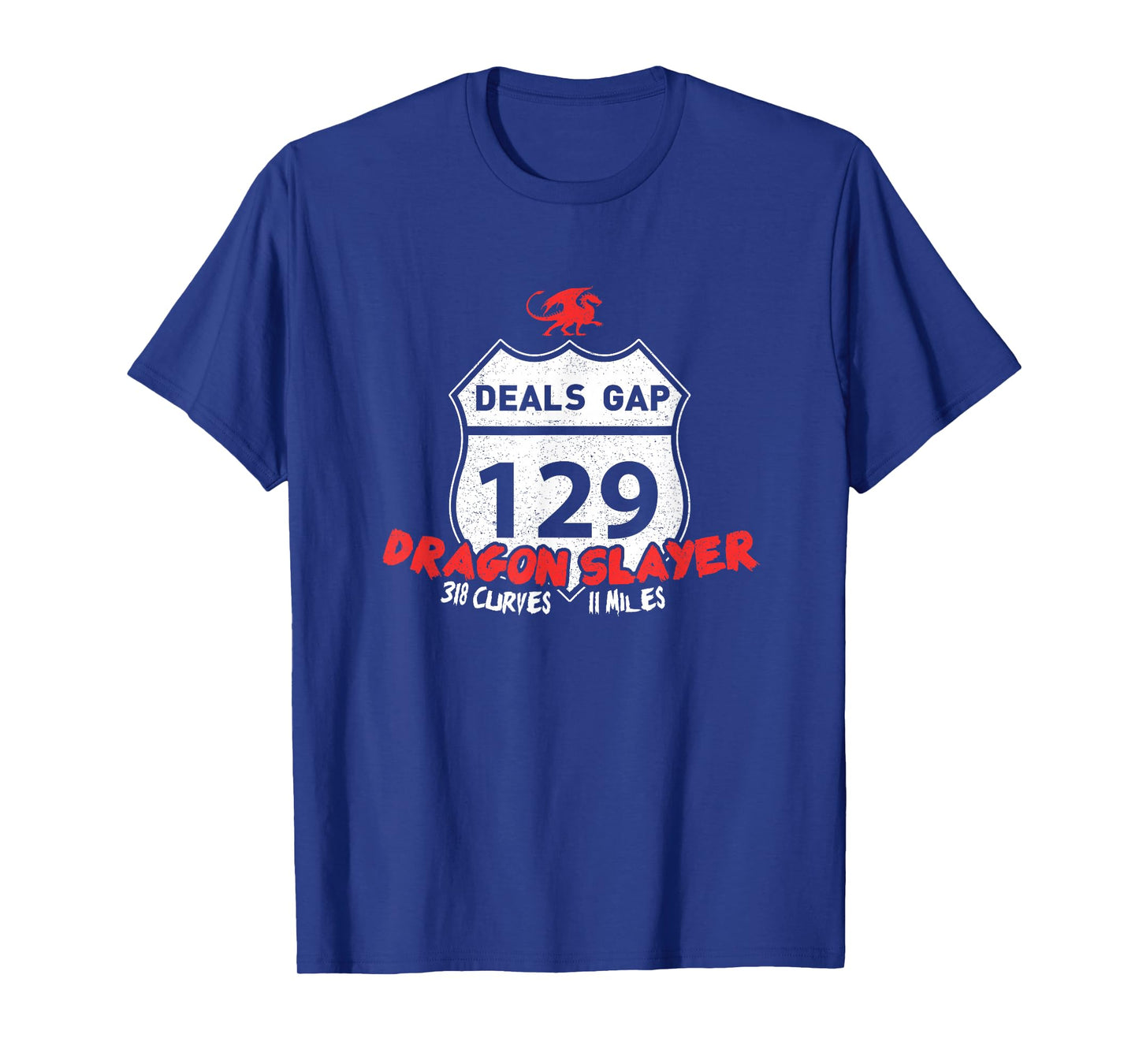 Tail of The Dragon US 129 "Dragon Slayer Motorcycle Shirt T-Shirt