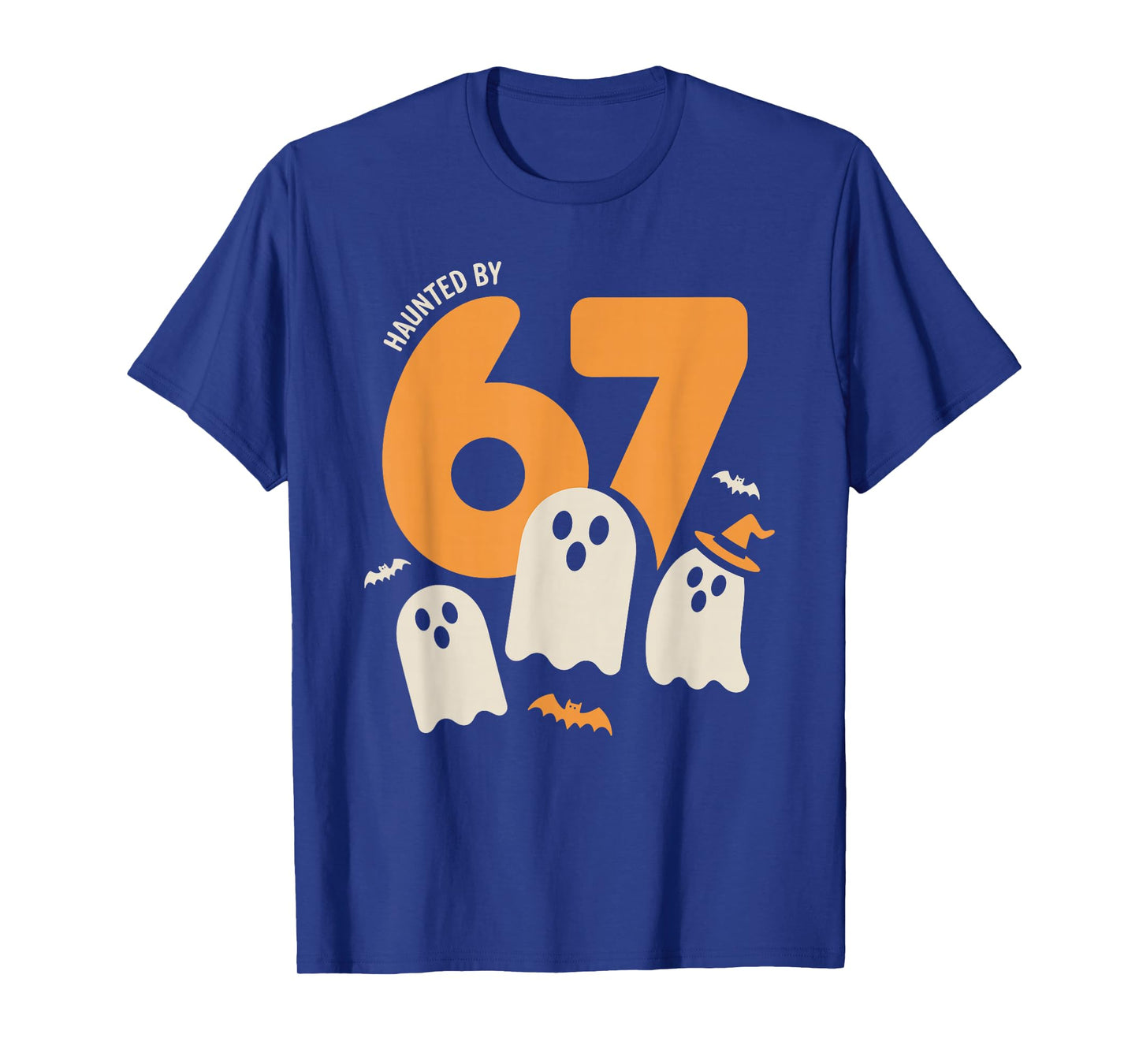 Haunted by 67 Funny Halloween Meme Design T-Shirt