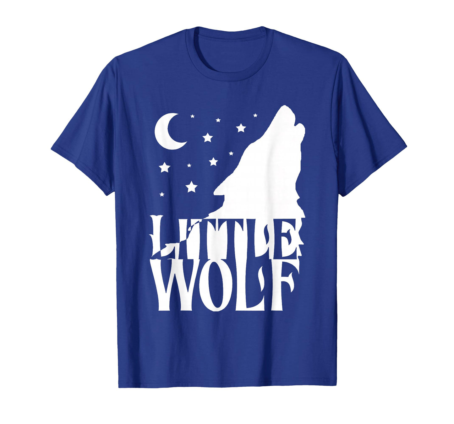 Little Wolf Gift Matching Family Tribe Wolves Moon T-Shirt