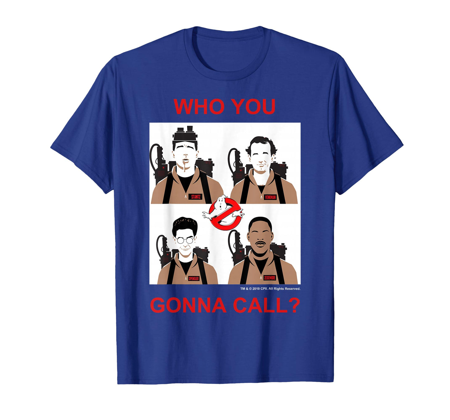 Ghostbusters Who You Gonna Call Group Shot Panels T-Shirt