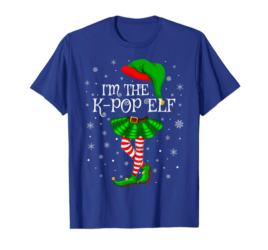 K-Pop Elf Christmas Family Group Women Girls Xmas Pajama T-Shirt