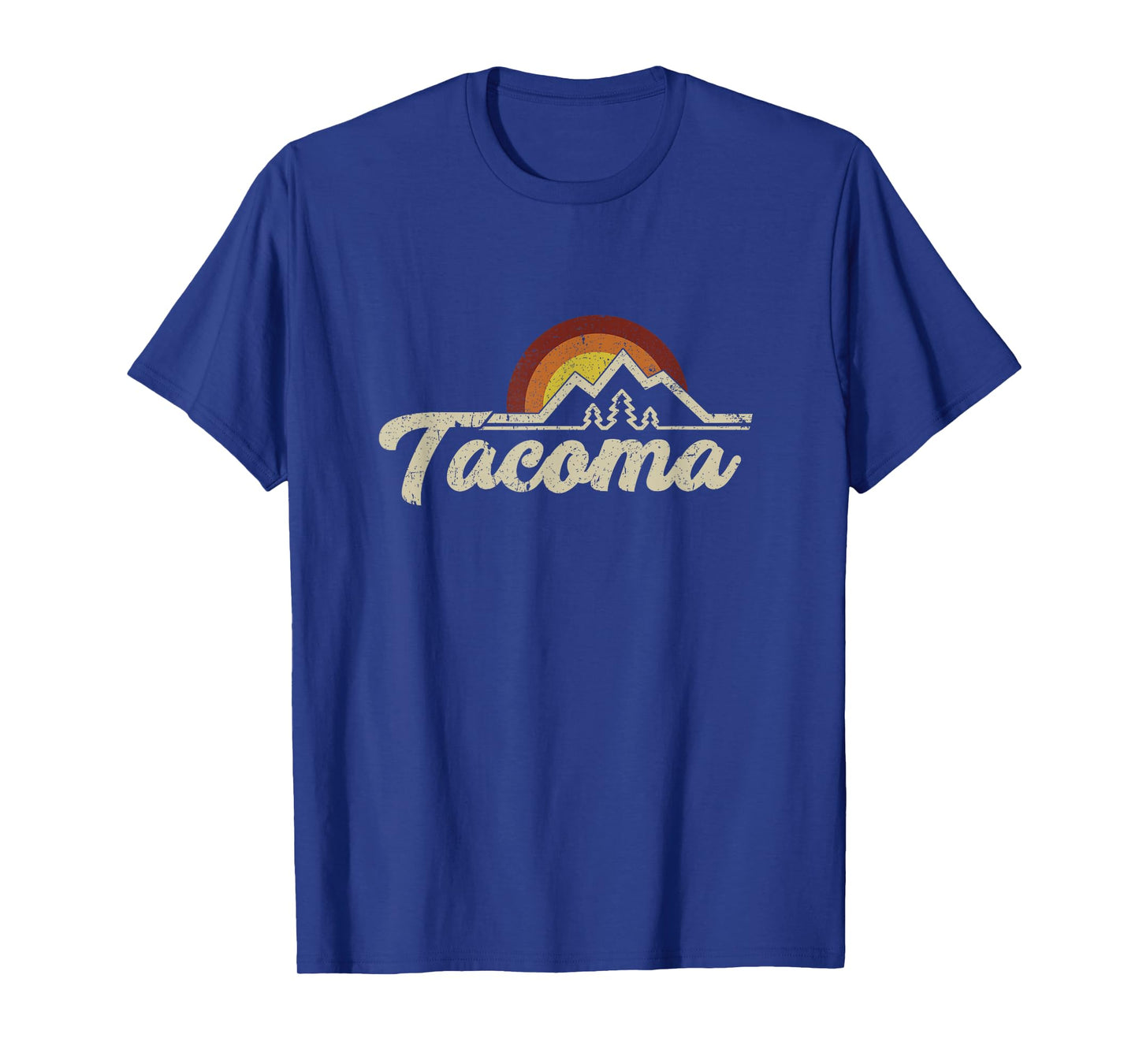Tacoma WA Retro Throwback Distressed Tshirt Gift T-Shirt