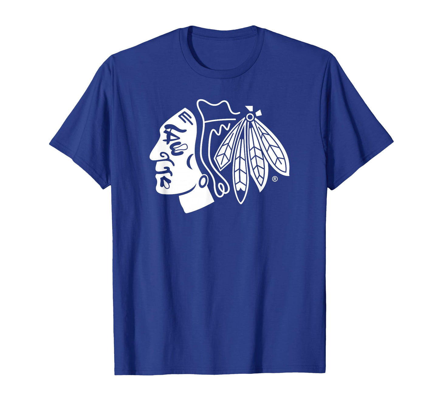 Chicago Blackhawks Two Tone Black NHL Officially Licensed T-Shirt