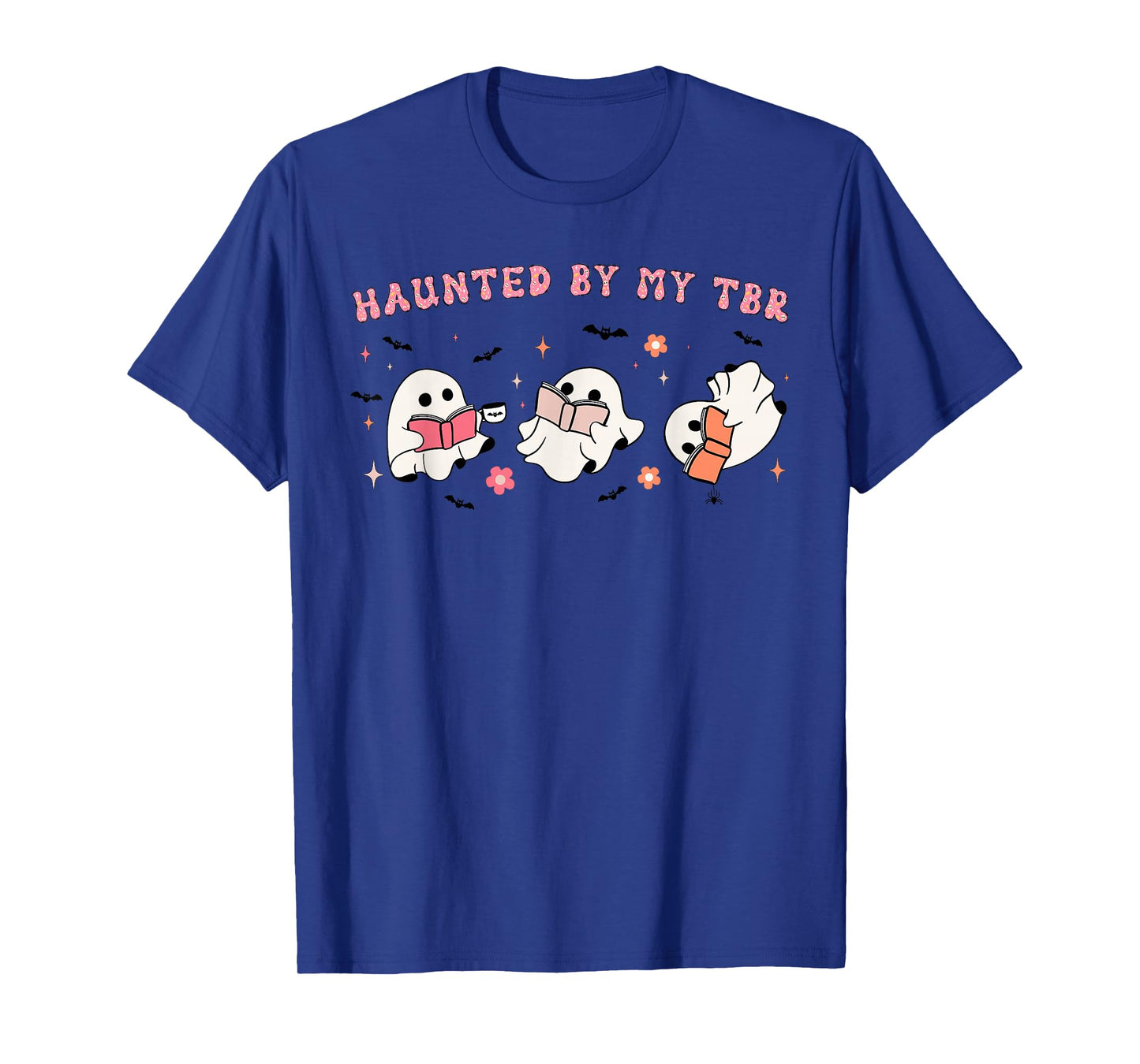 Haunted By My TBR, To Be Read Funny Halloween Book Lover T-Shirt