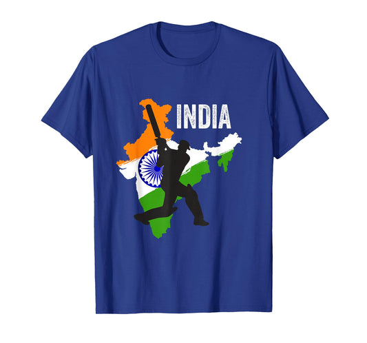 Indian Cricket Jersey India Cricket Team Lover Supporter T-Shirt