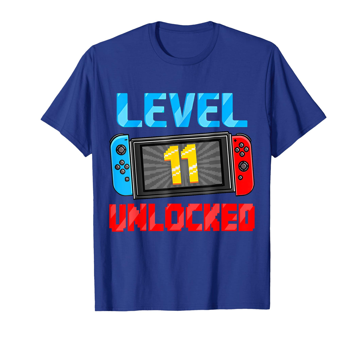 Level 11 Unlocked Gamer 11th Birthday Gift Video Game Boys T-Shirt