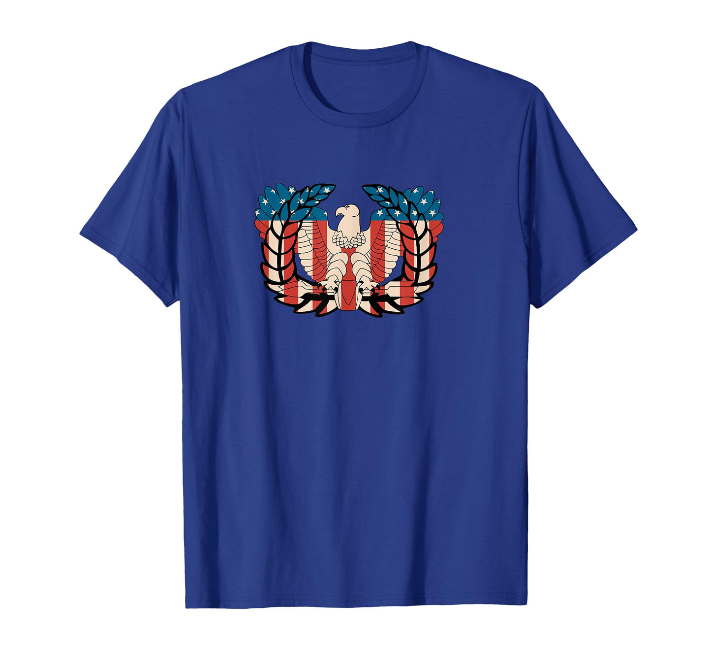 US Army Warrant Officer Corps Eagle Rising - Retro Flag T-Shirt