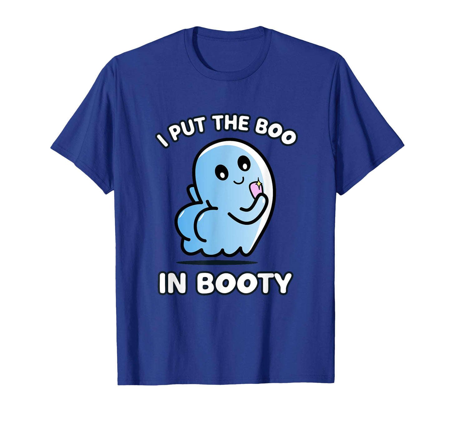 I Put The Boo In Booty Funny Halloween Selfie Ghost T-Shirt