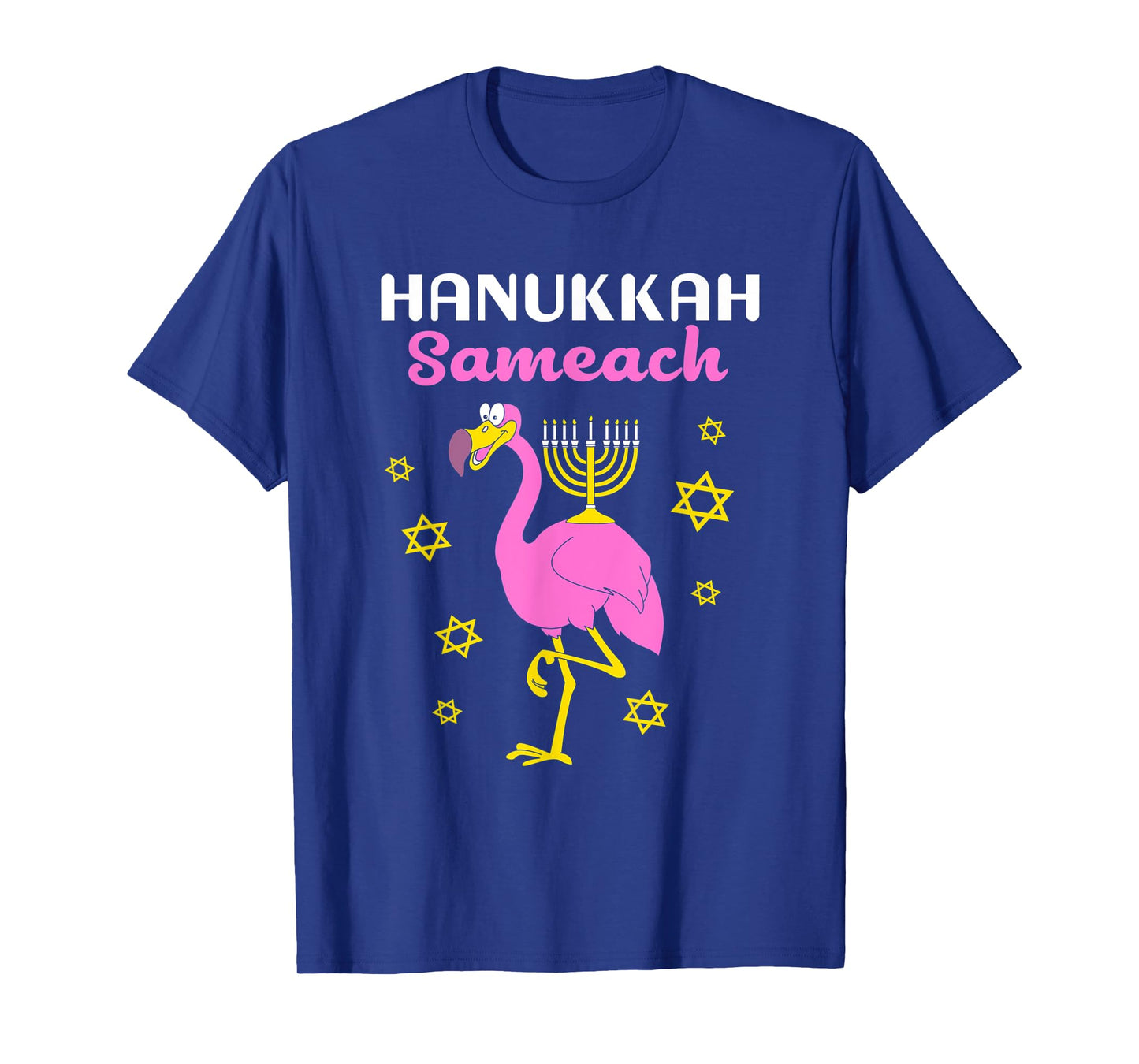 Hanukkah Flamingo Hanukkah Sameach T-Shirt