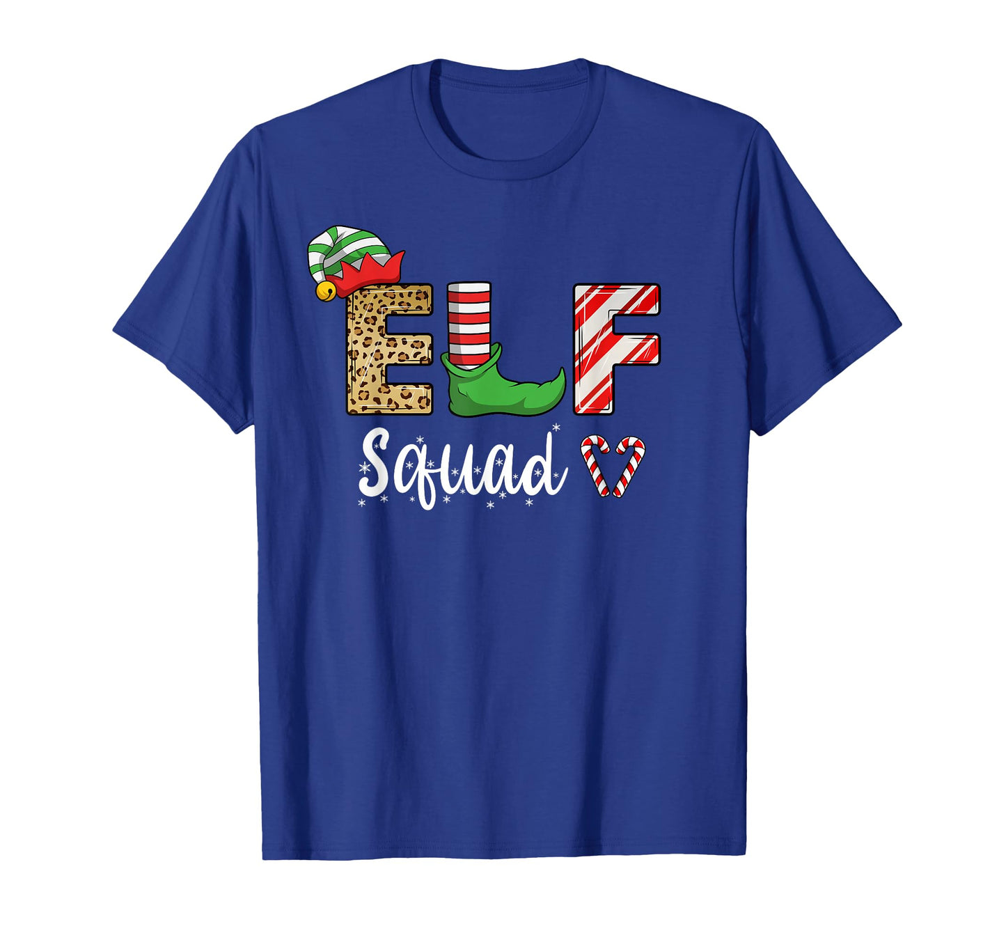 Elf Squad Christmas Matching Family Funny Elves Boys Girls T-Shirt