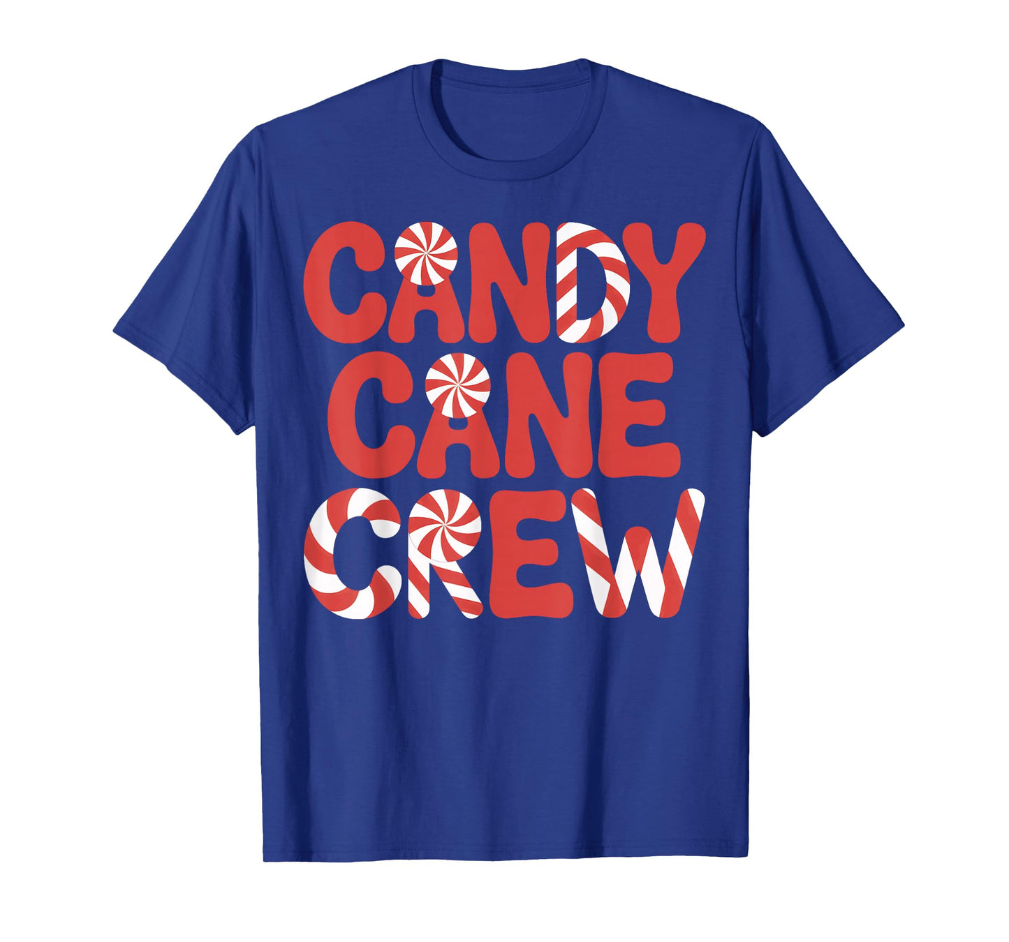 Candy Cane Crew Red White Lovers Group T-Shirt