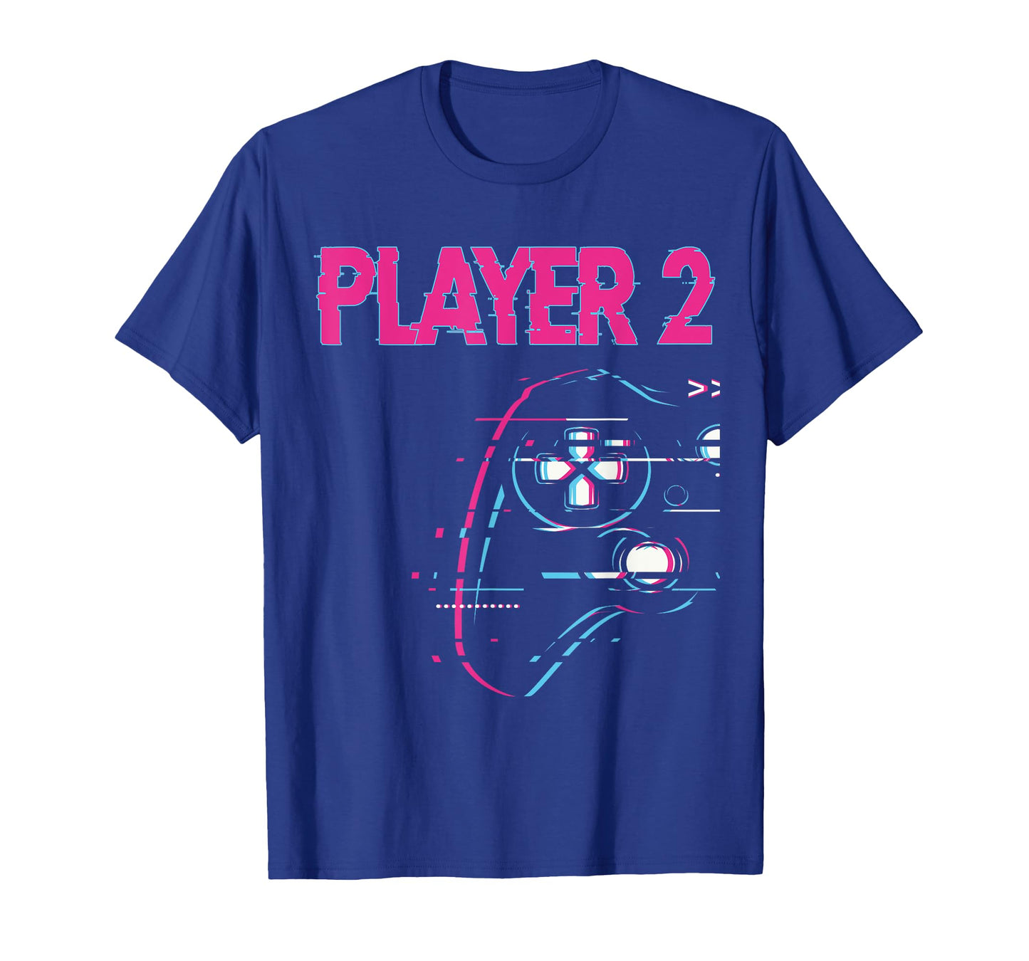 Gamer Couple Player 1 Player 2 Controller - Gamer Team T-Shirt