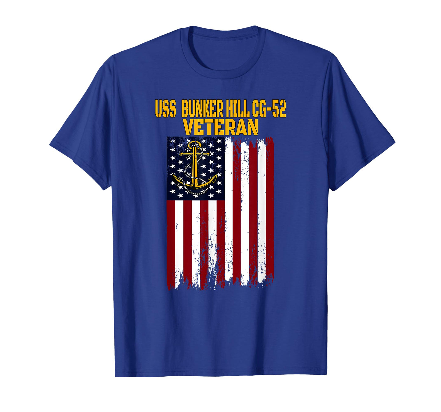 USS Bunker Hill CG-52 Cruiser Veterans Day Father's Day T-Shirt