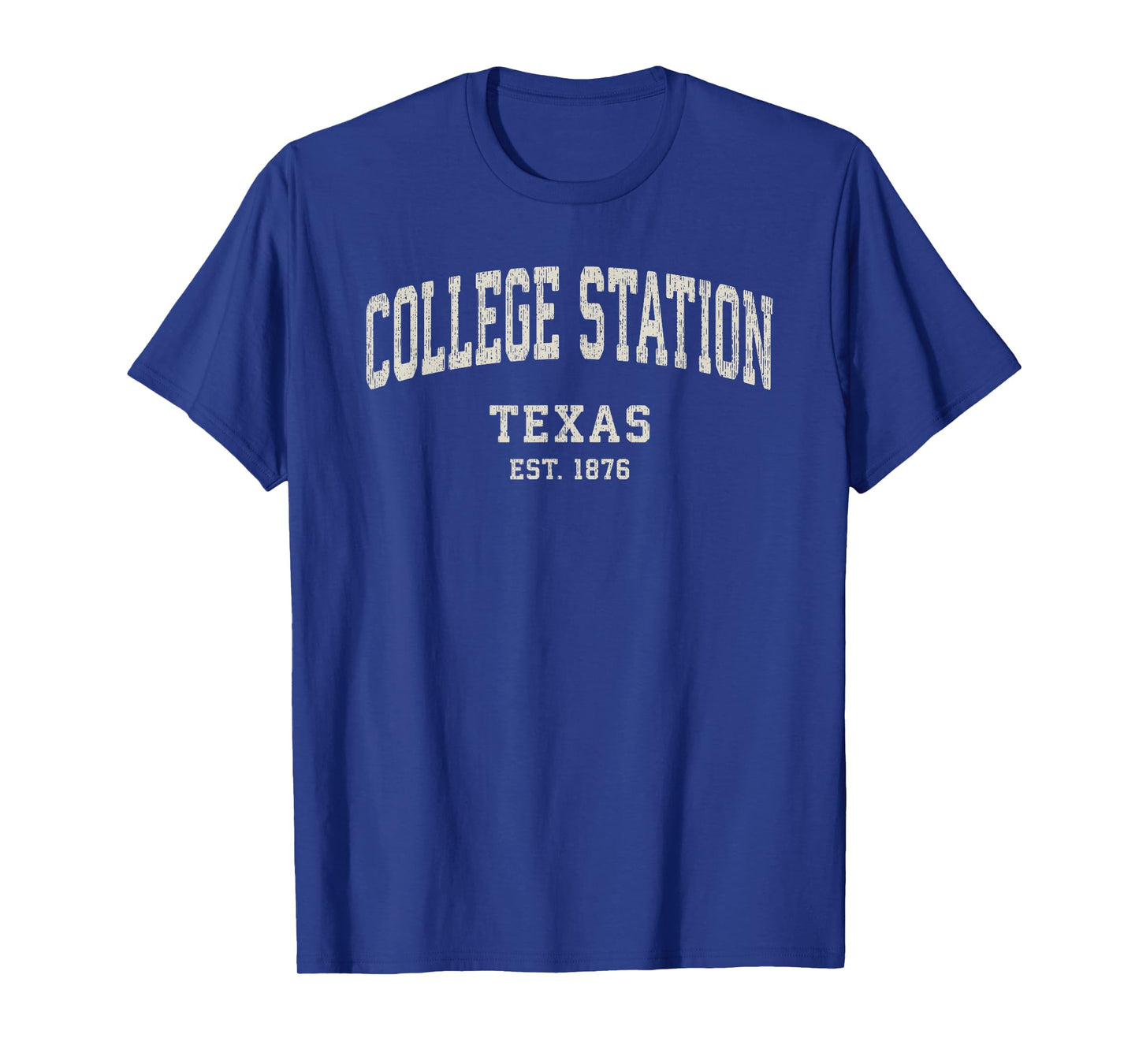 College Station Texas TX Vintage Athletic Sports T-Shirt