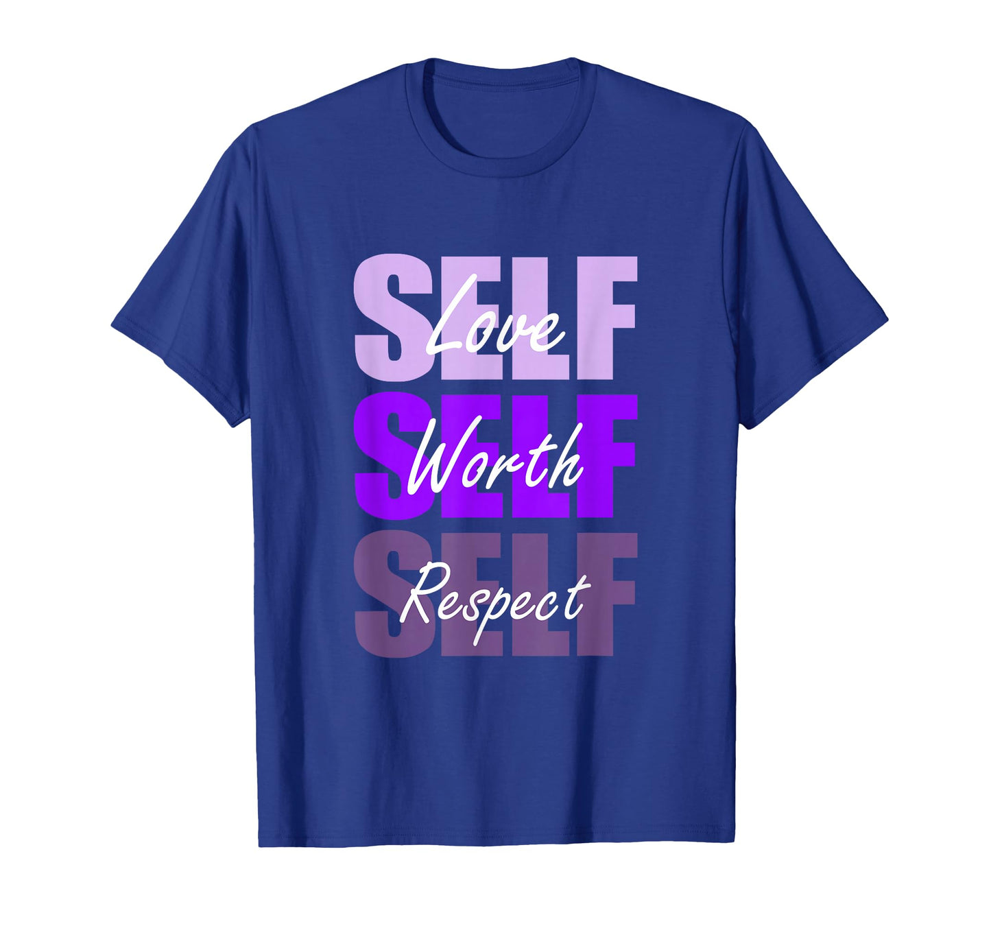 Purple Self-ish X 3 Purple Color Graphic T-Shirt
