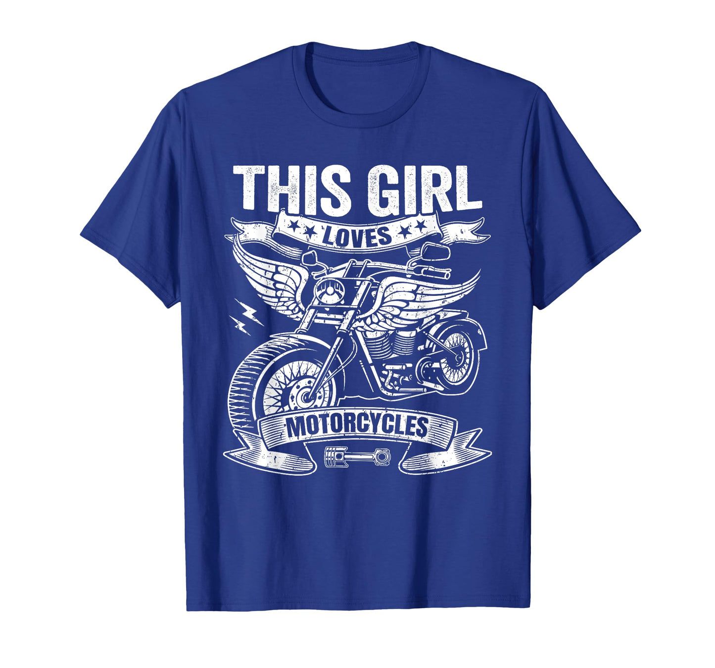 Biker Girl Motorcyclist This Girl Loves Motorcycles T-Shirt