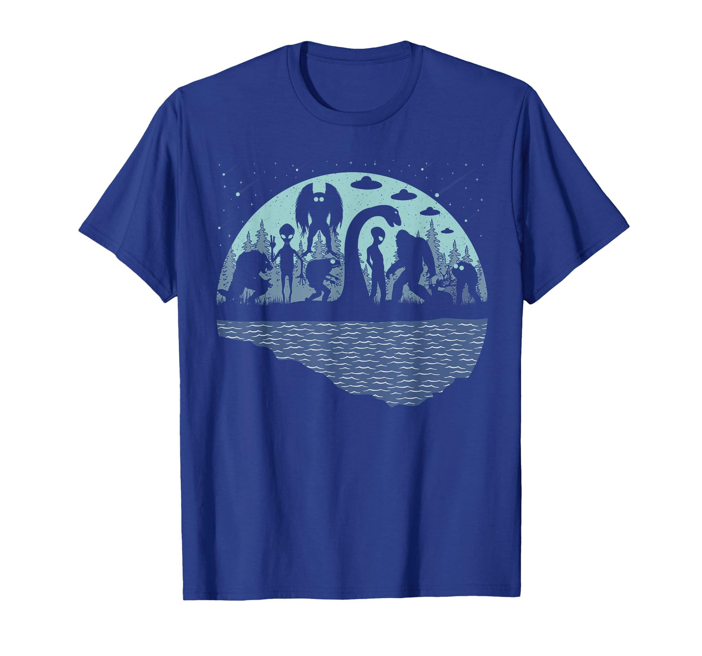 Bigfoot Loch Ness Monster Mothman And Aliens! Funny Cryptid T-Shirt