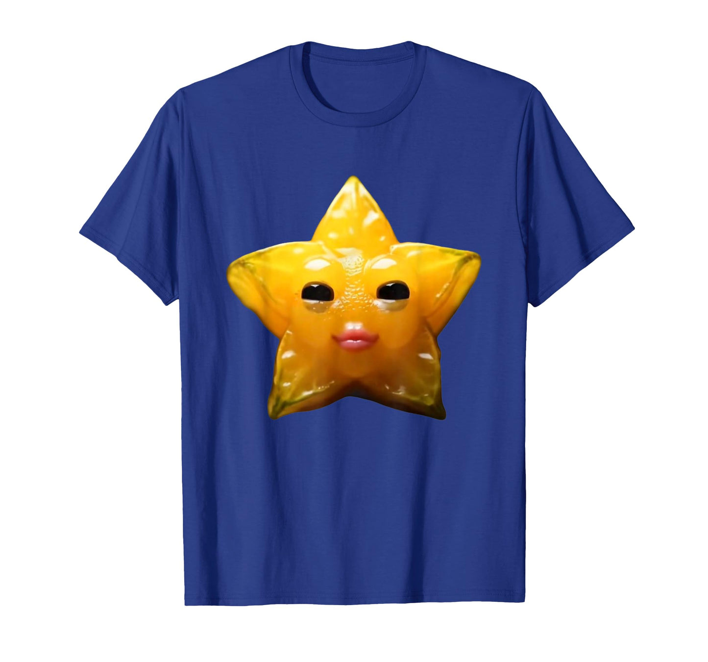 Niche Fruits Funny Ai Starfruit Monster gen z Brainrot Meme T-Shirt