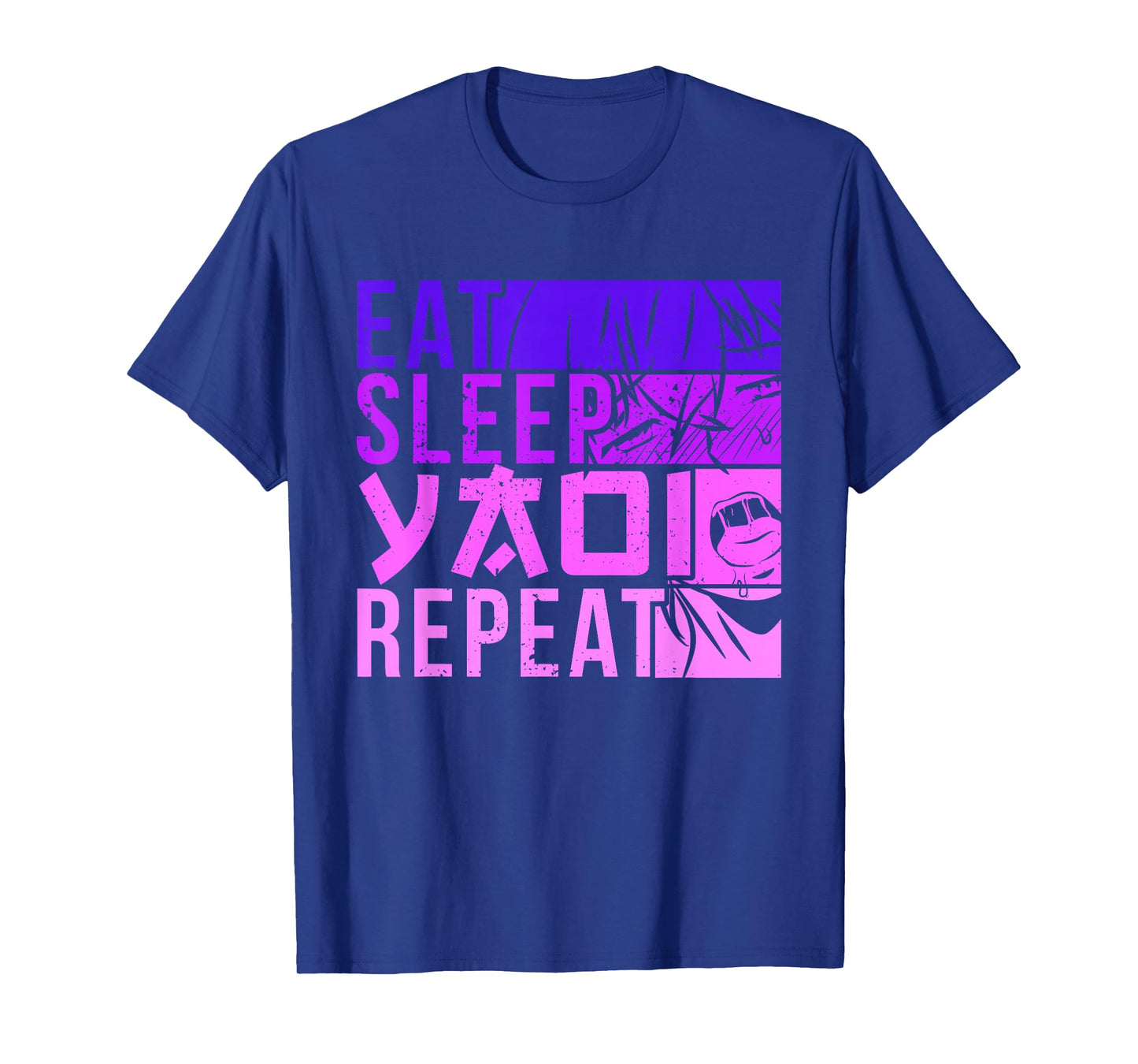 Eat Sleep Yaoi Repeat Fujoshi Anime Boy Gay Manga T-Shirt