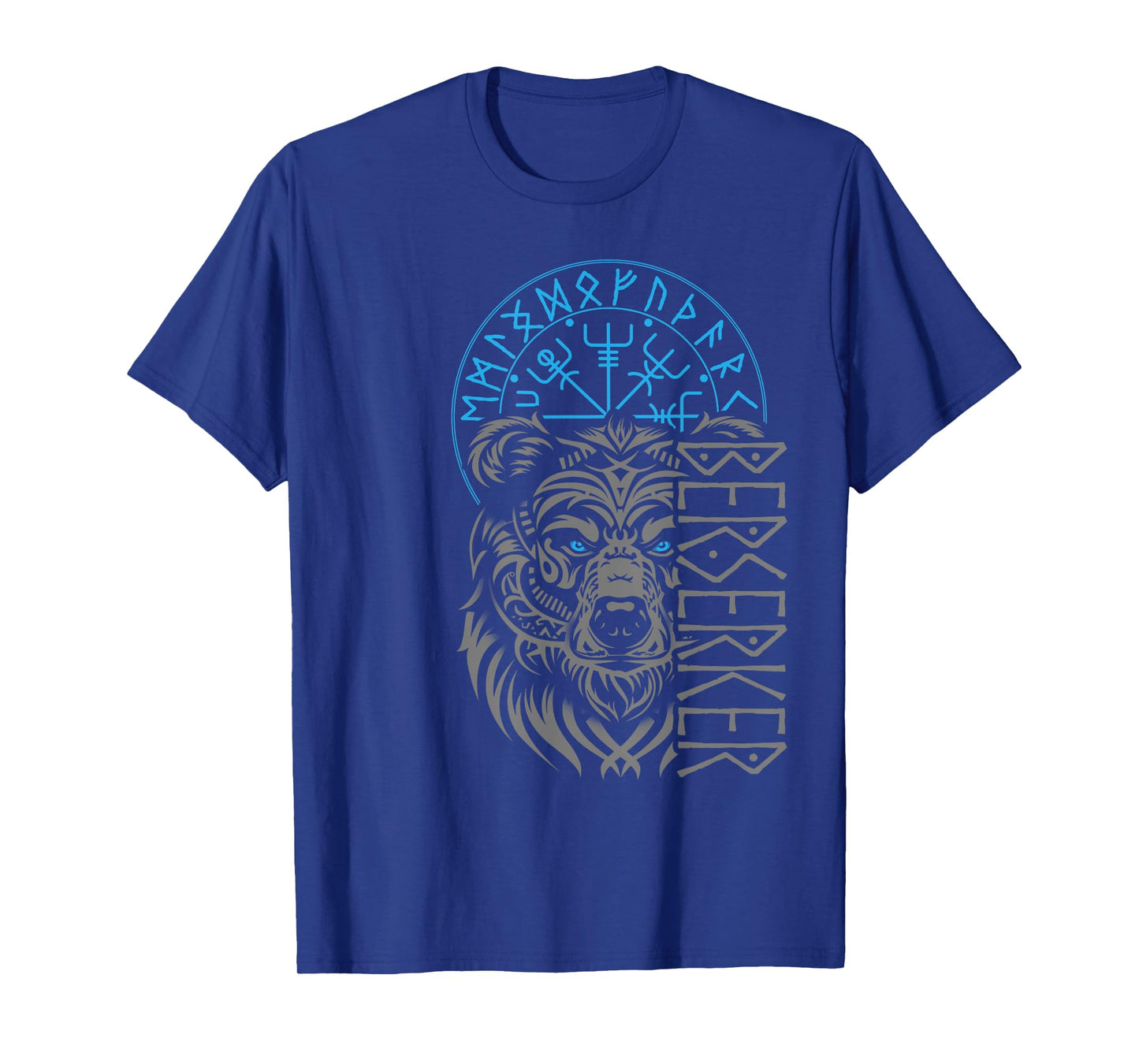 Berserker & Viking Compass - Norse Bear Design T-Shirt