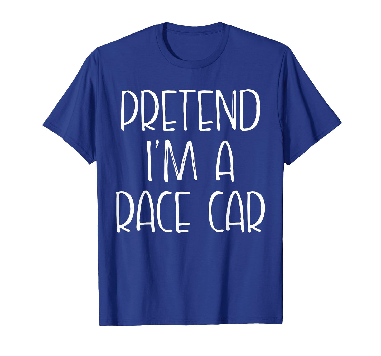 Pretend I'm A Race Car Halloween Costume Couples Matching T-Shirt