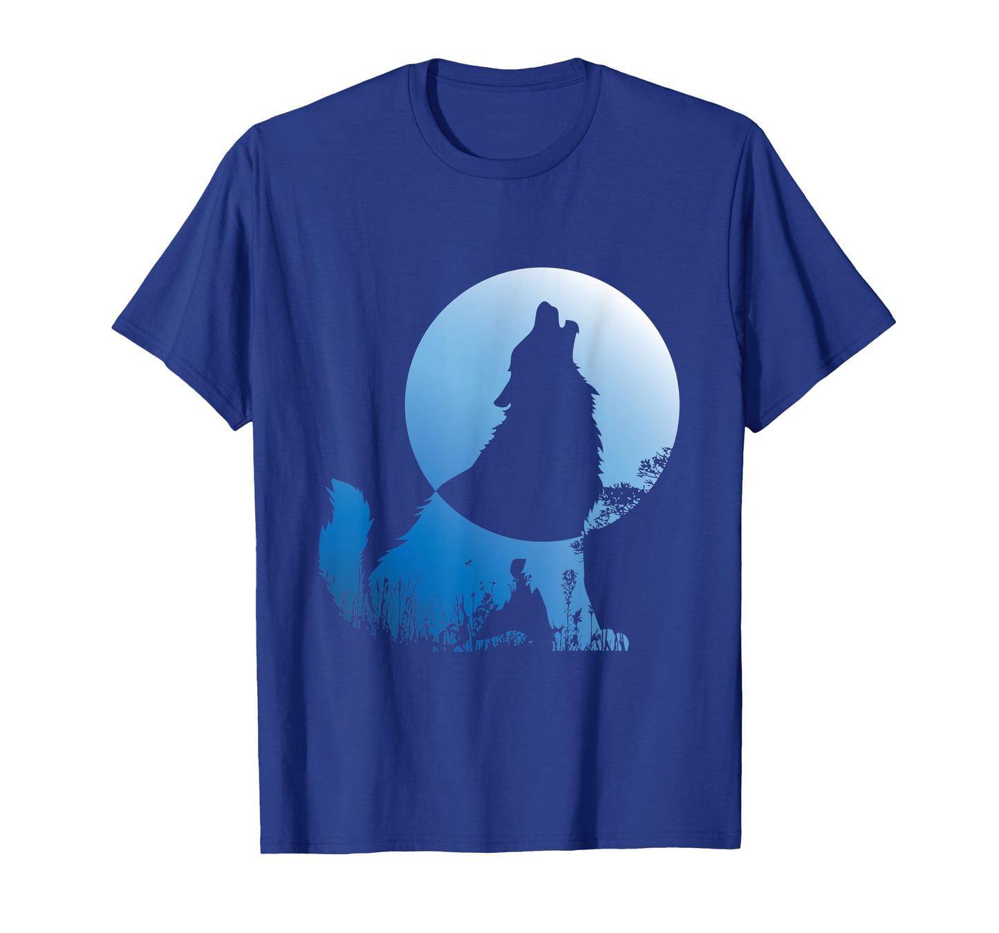 Wolf Silhouette Wolf Nature Lover T-Shirt