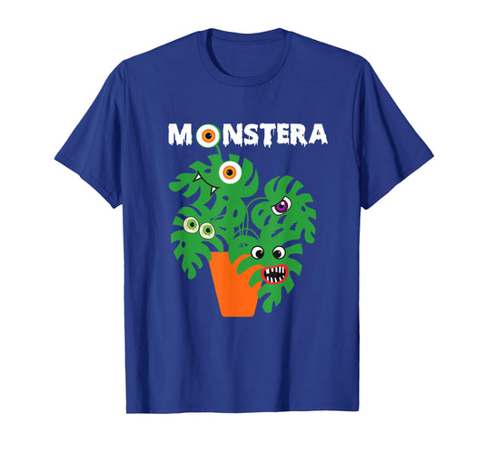 Monstera Halloween Plant Lady or Dad Lazy Costume T-Shirt