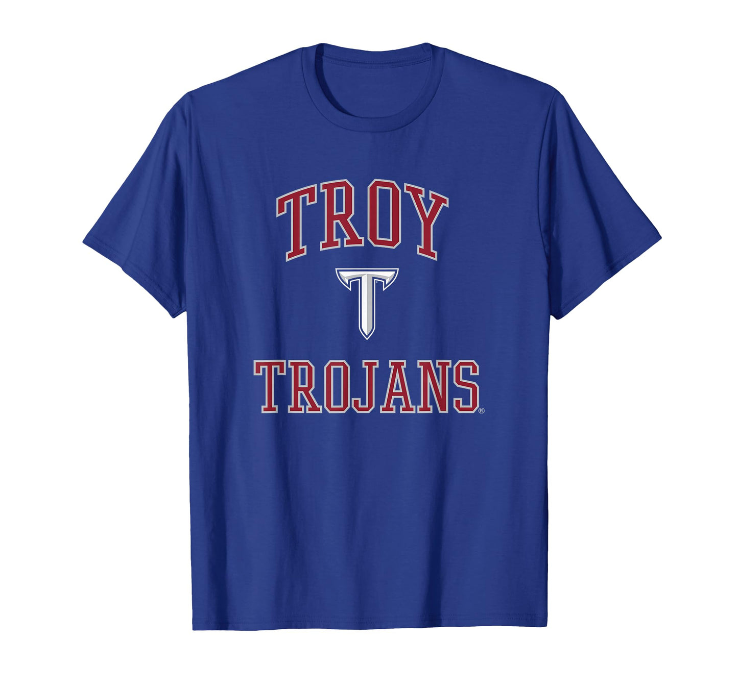 Troy Trojans Logo Black Officially Licensed T-Shirt