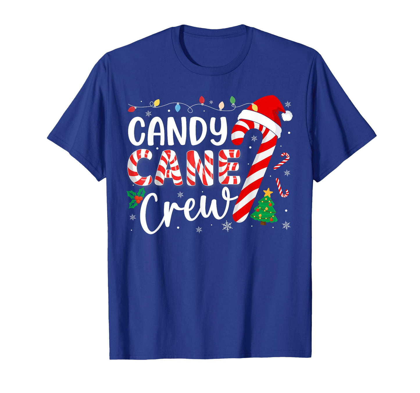 Candy Cane Crew Funny Christmas Pajamas Family Men Women Kid T-Shirt