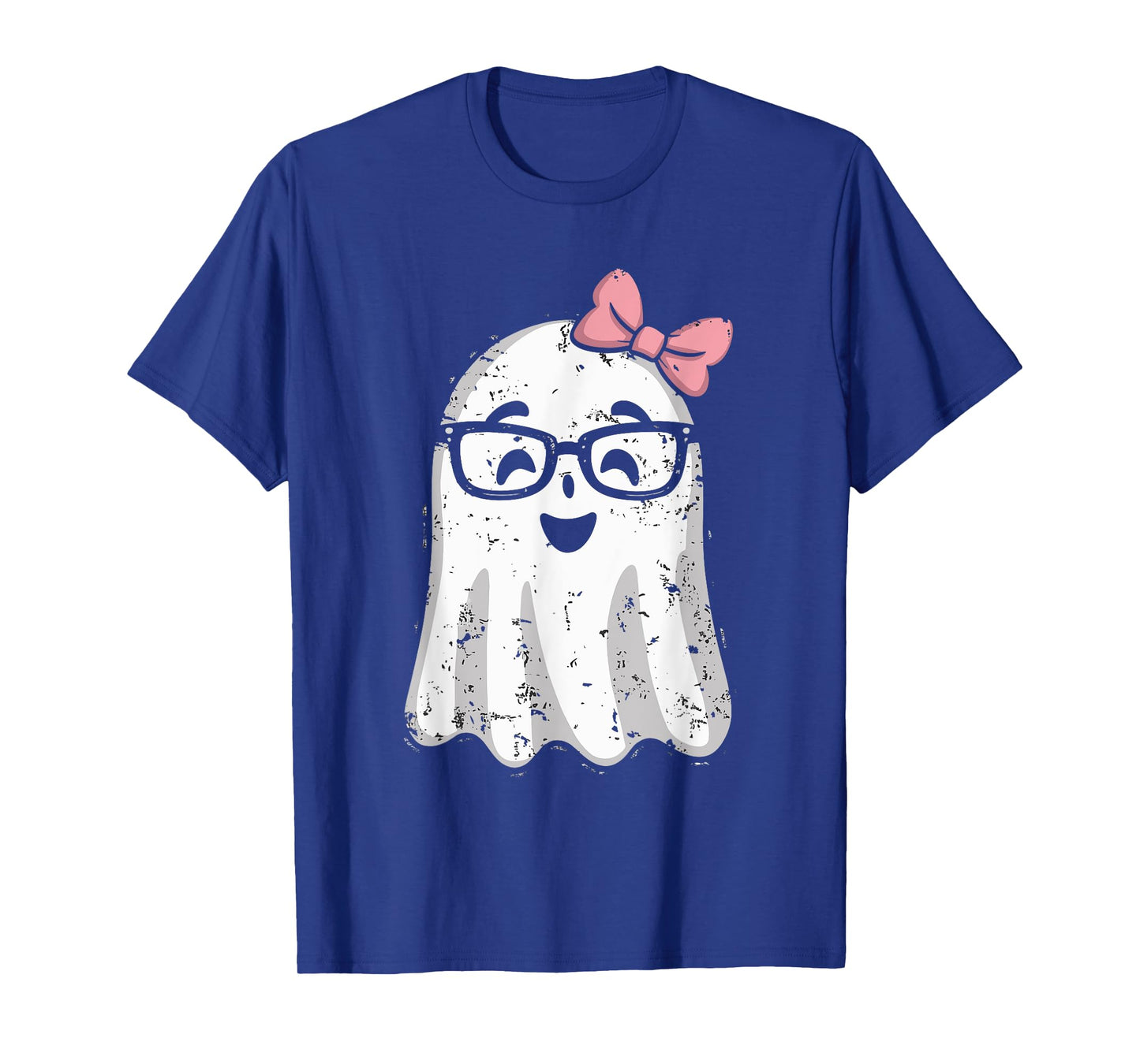 Ghost Eyeglass Girl Halloween Girly Ghost T-Shirt