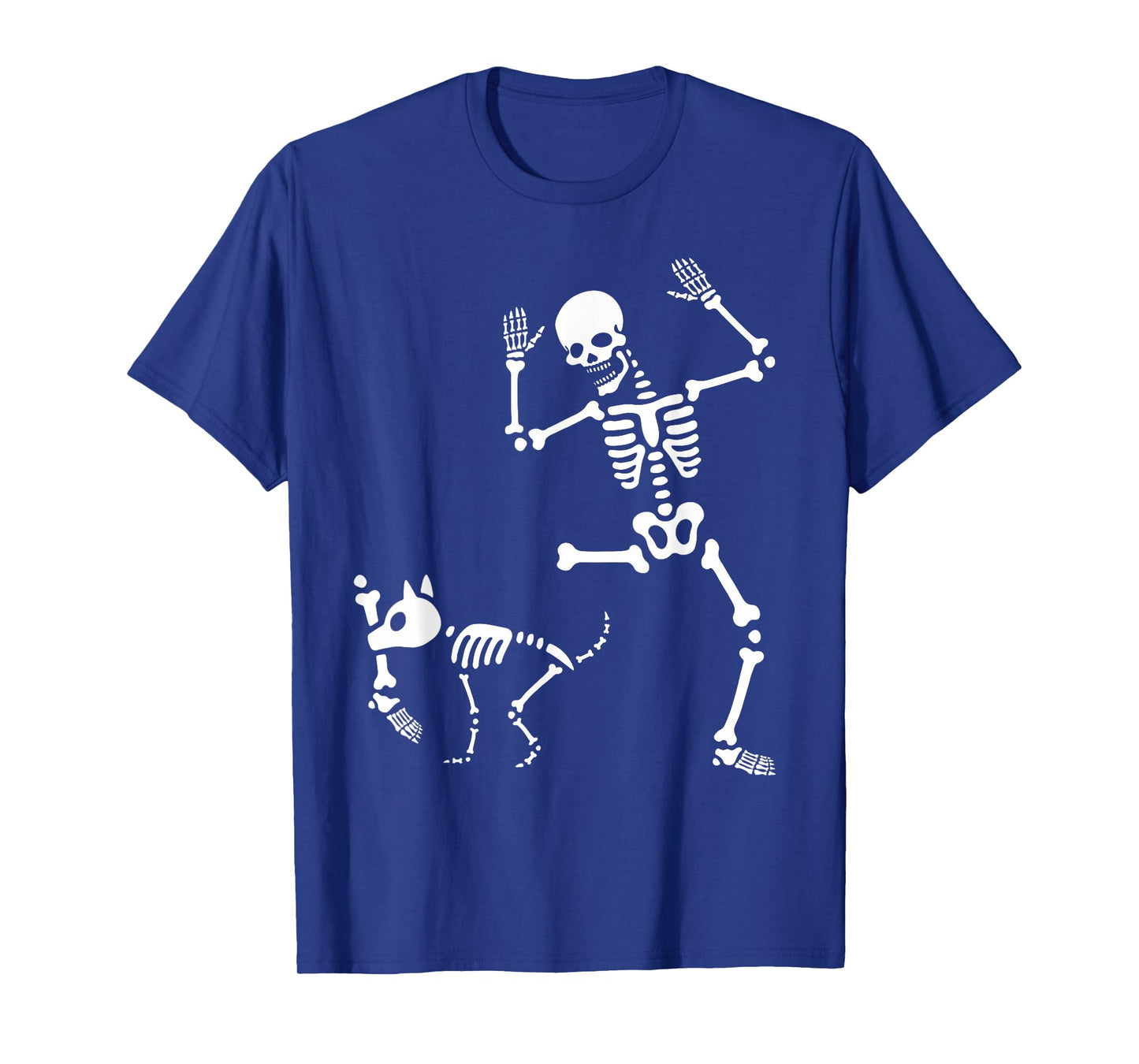 Skeleton Bones Halloween Dog Trick Or Treating Puppy Breeder T-Shirt