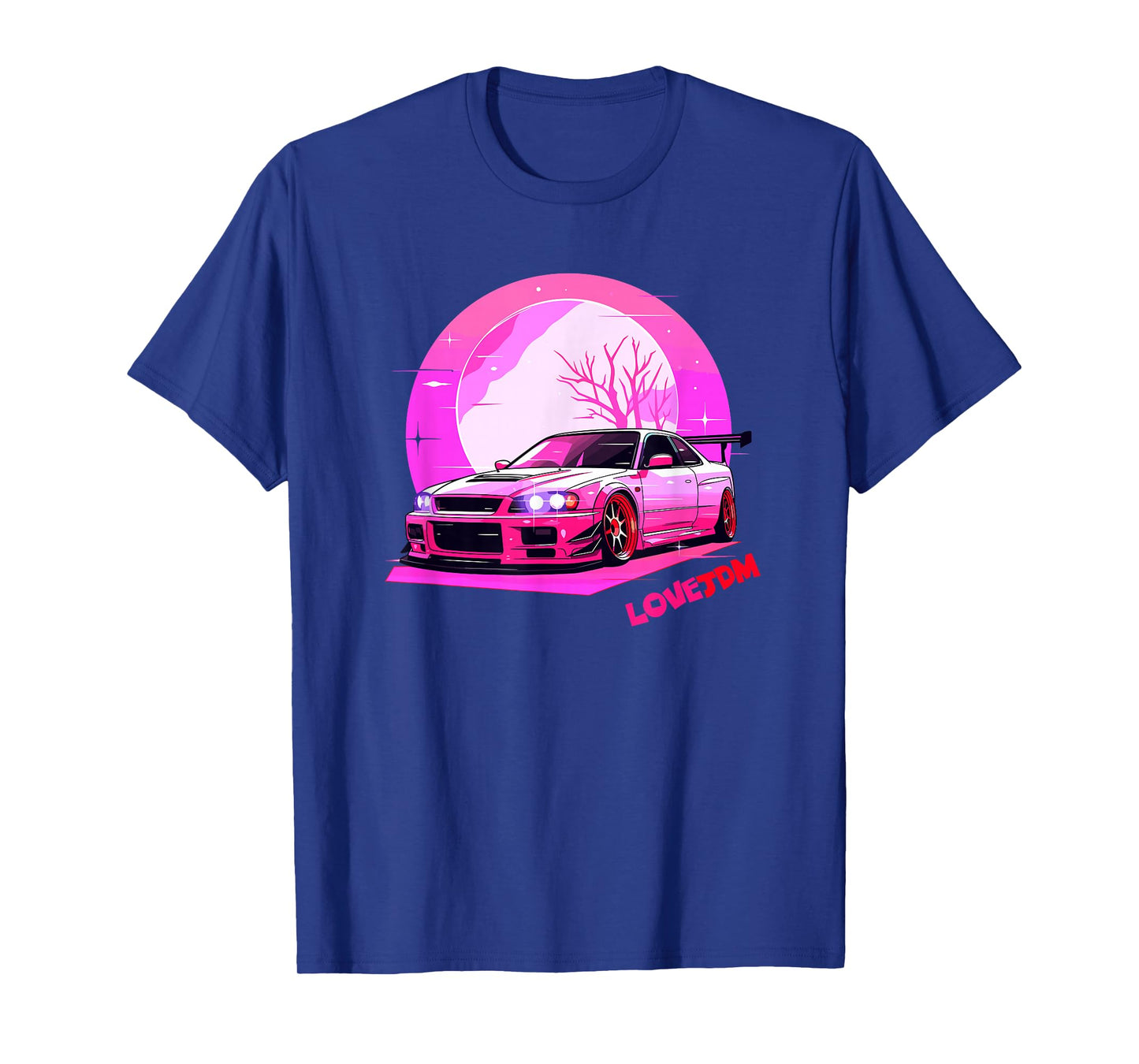 Love JDM Girl Racer Pink Japanese Modified Race Car T-Shirt