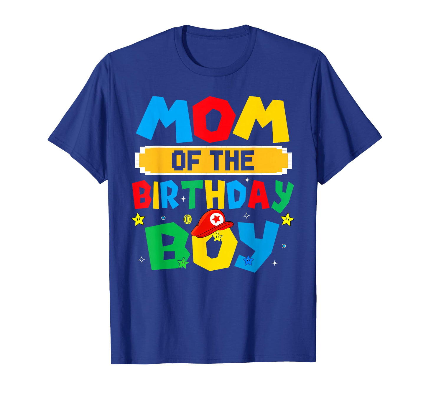 Mom Of The Birthday Boy Game Video Gaming Matching Family T-Shirt