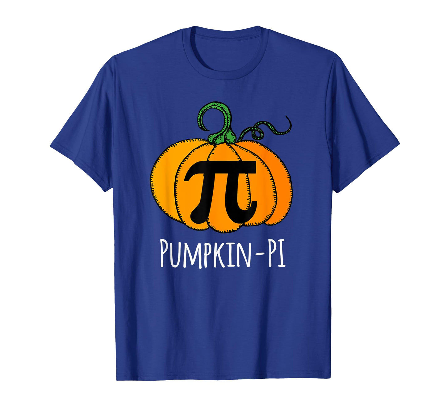 Funny Pumpkin Pi Halloween Costume Math Day Orange T-Shirt