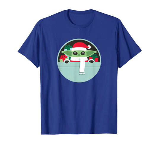 Star Wars The Mandalorian Grogu Loaded with Presents Holiday T-Shirt