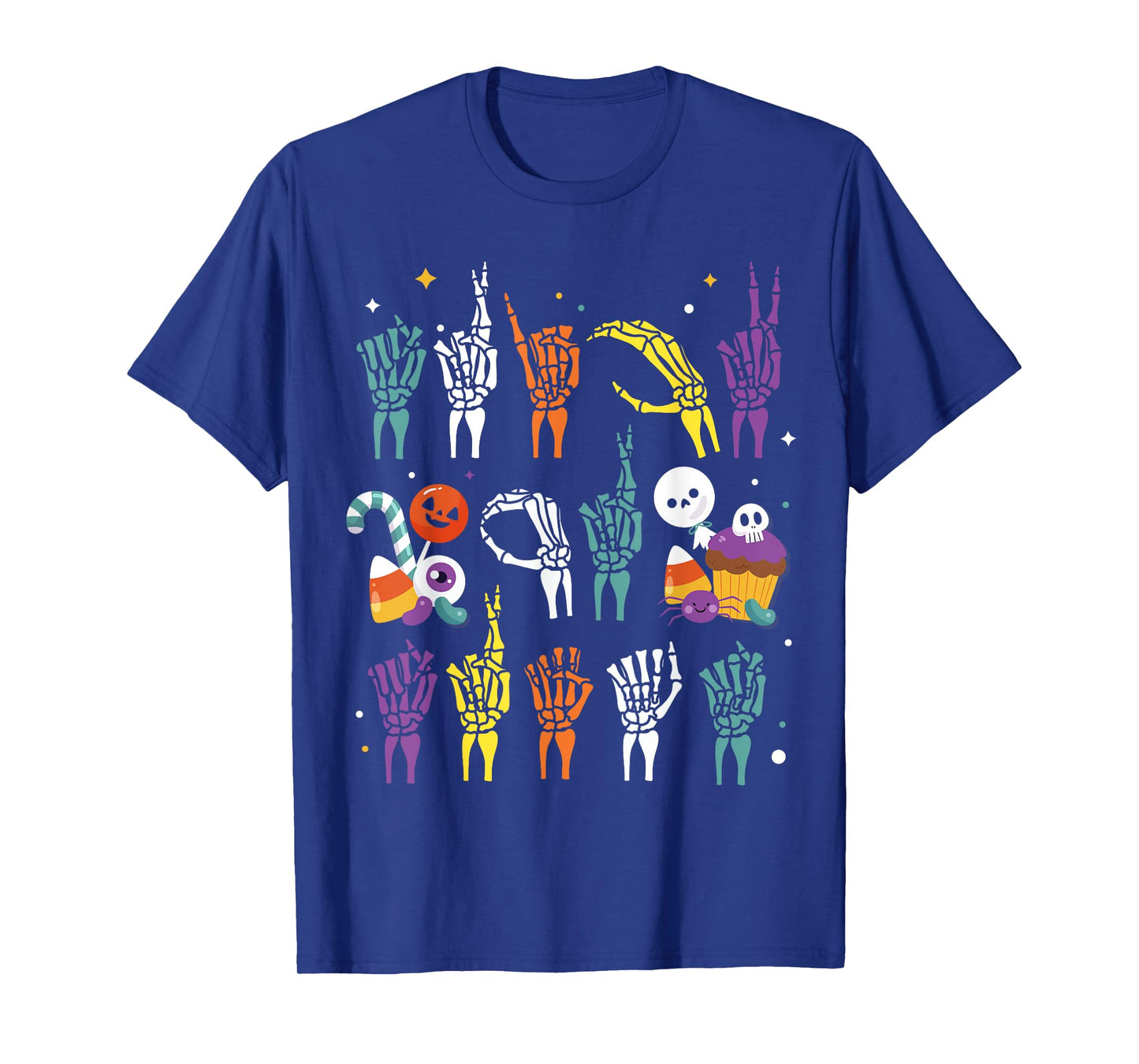 Trick or Treat ASL Hands American Sign Language Halloween T-Shirt