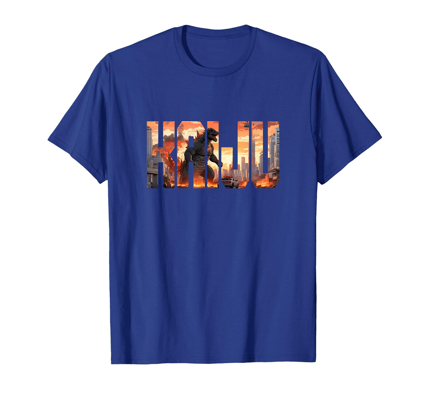 Japanese Kaiju Monster Attacking Tokyo Japan T-Shirt
