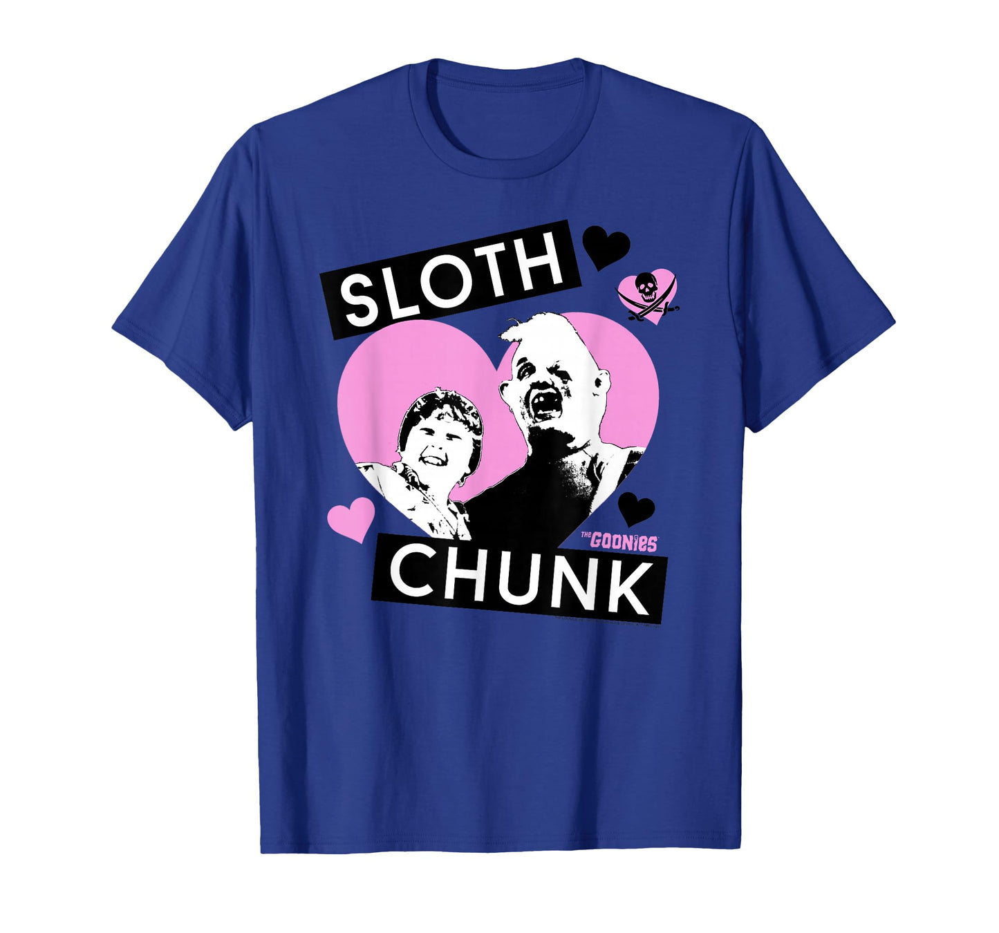 The Goonies Sloth and Chunk Hearts Movie T-Shirt