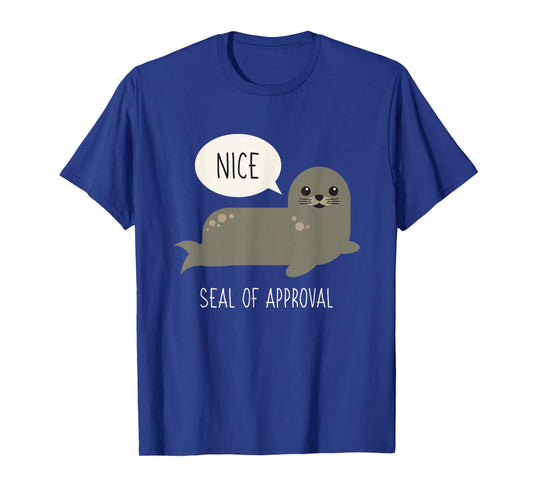 Seal of Approval Funny Animal Pun Tshirt Pun Gifts T Shirt T-Shirt