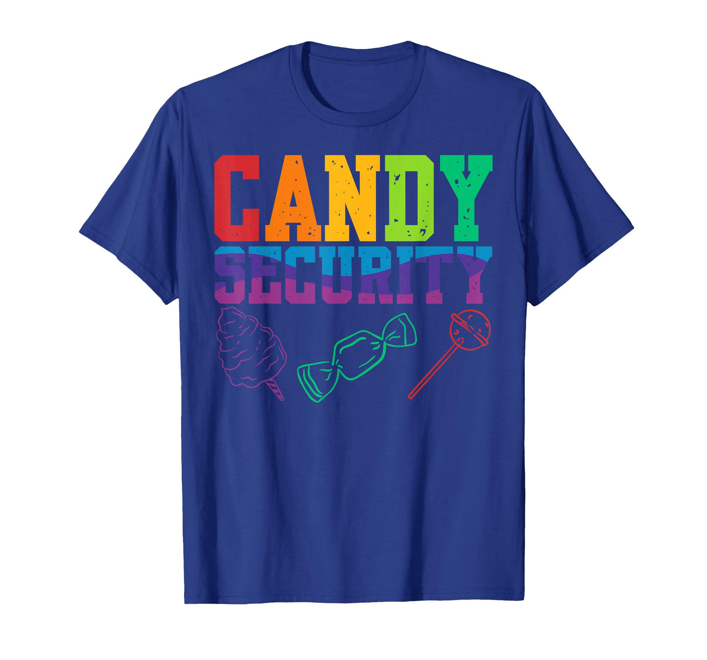 Candy Security Candyland Halloween Costume Kids Teens Adult T-Shirt