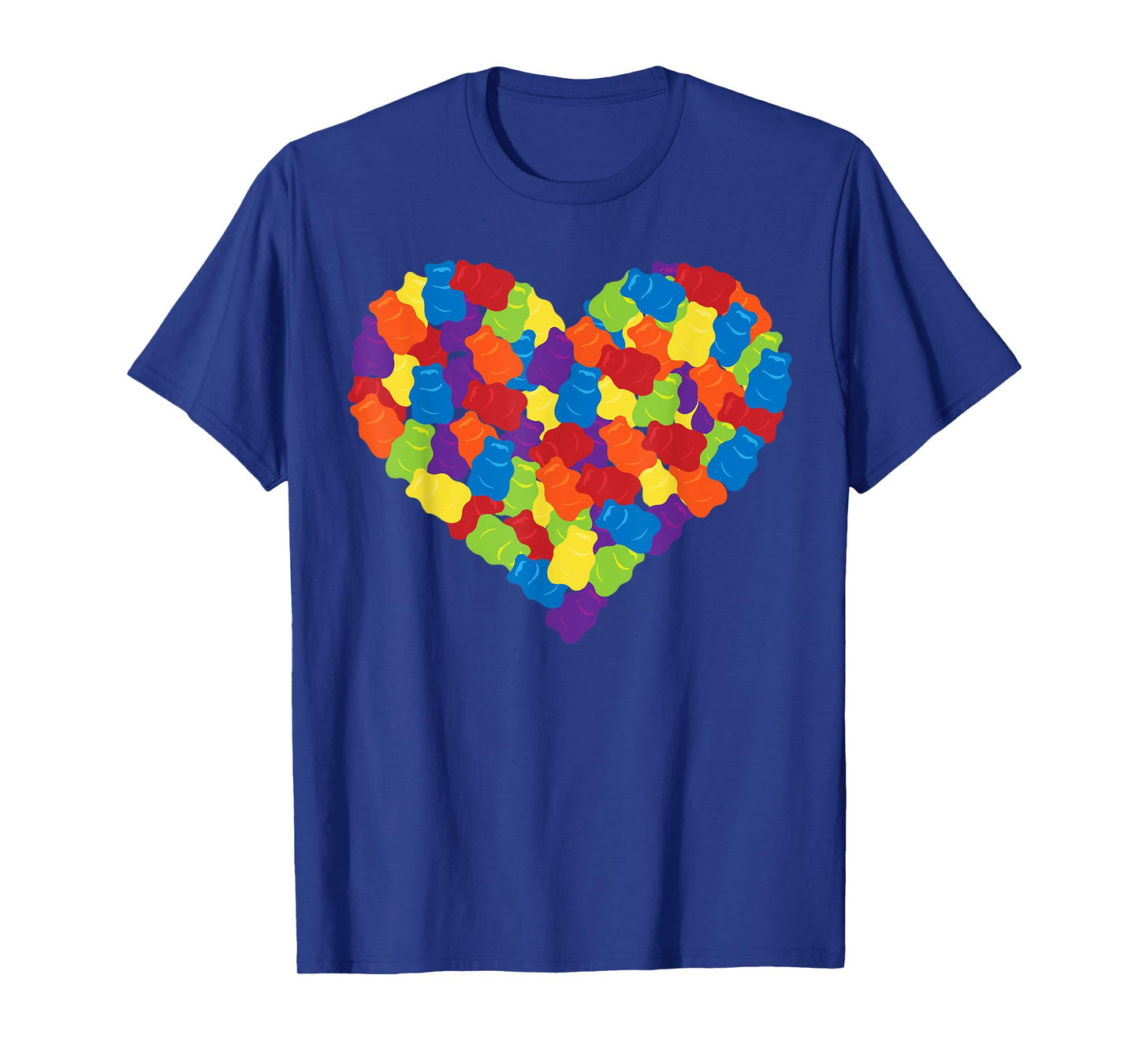 Chewing Bears Heart Gummy Candy T-Shirt T-Shirt