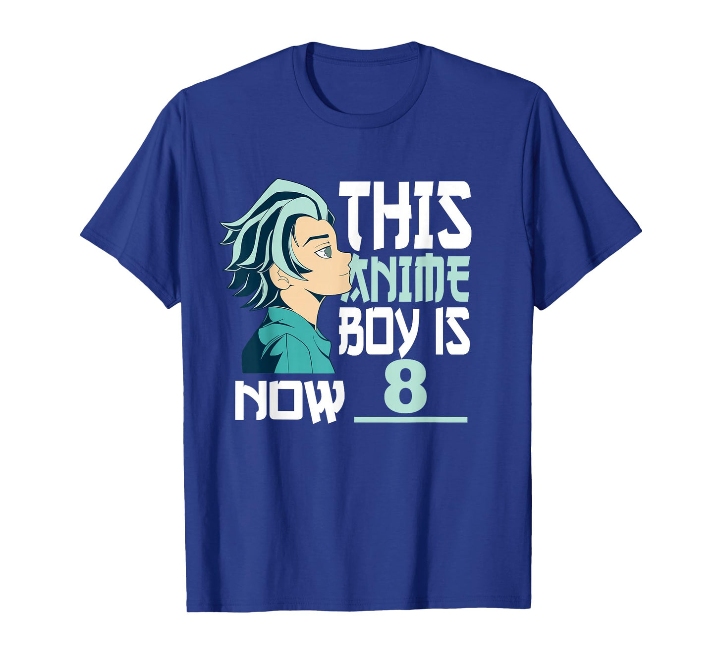Manga This Anime Boy is now 8 Years Old 8 th Birthday T-Shirt