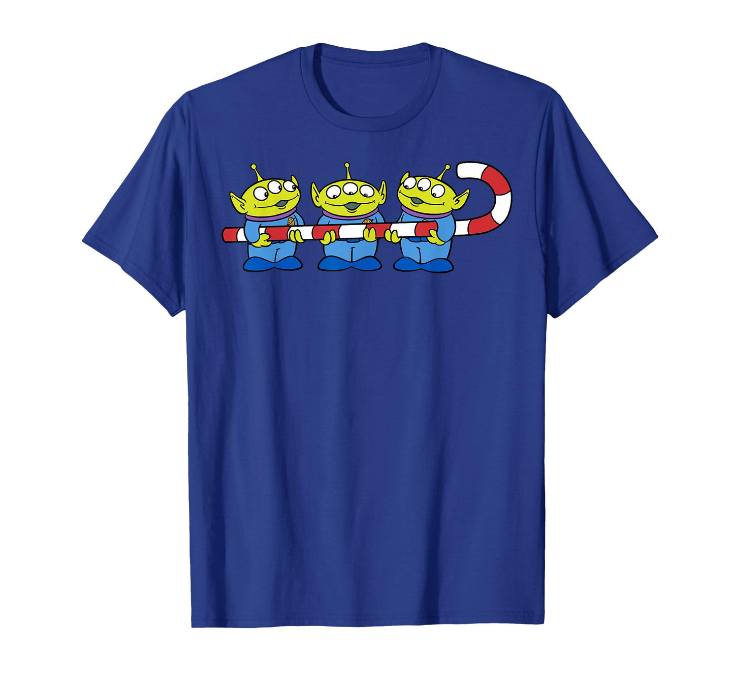 Disney Pixar Toy Story Aliens Candy Cane Holiday T-Shirt