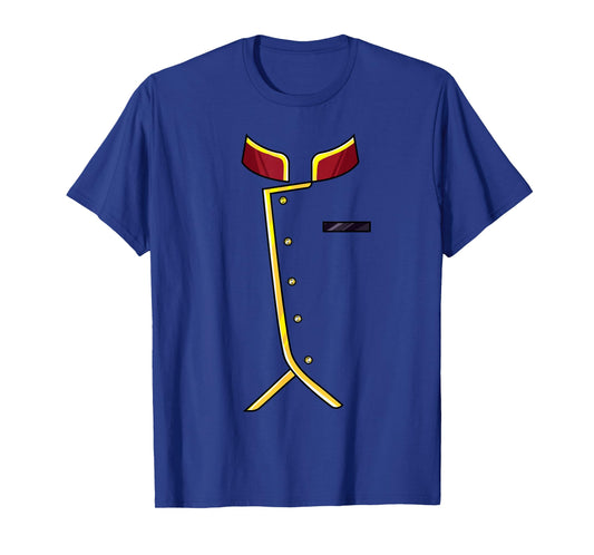 Hotel Bellhop Easy Lazy Funny Halloween Costume Cosplay Red T-Shirt