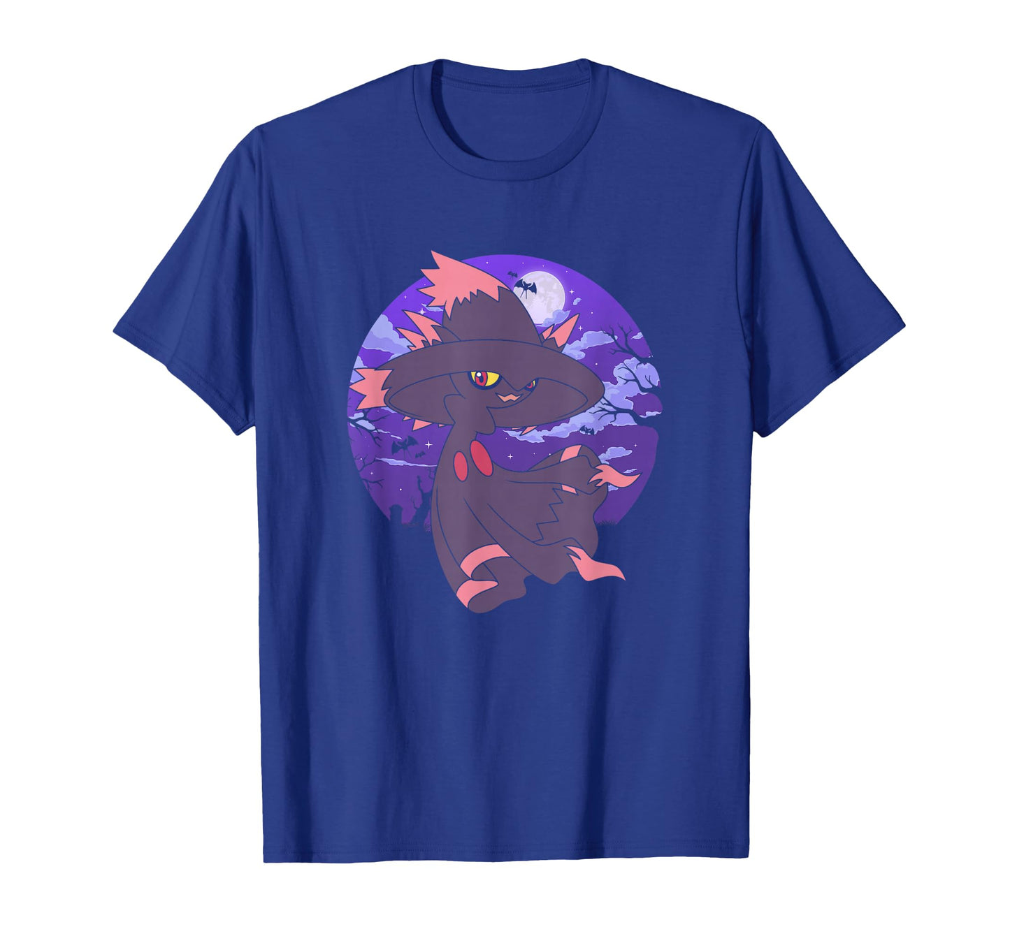 Pokémon Mismagius & Zubat Creepy Graveyard At Night T-Shirt