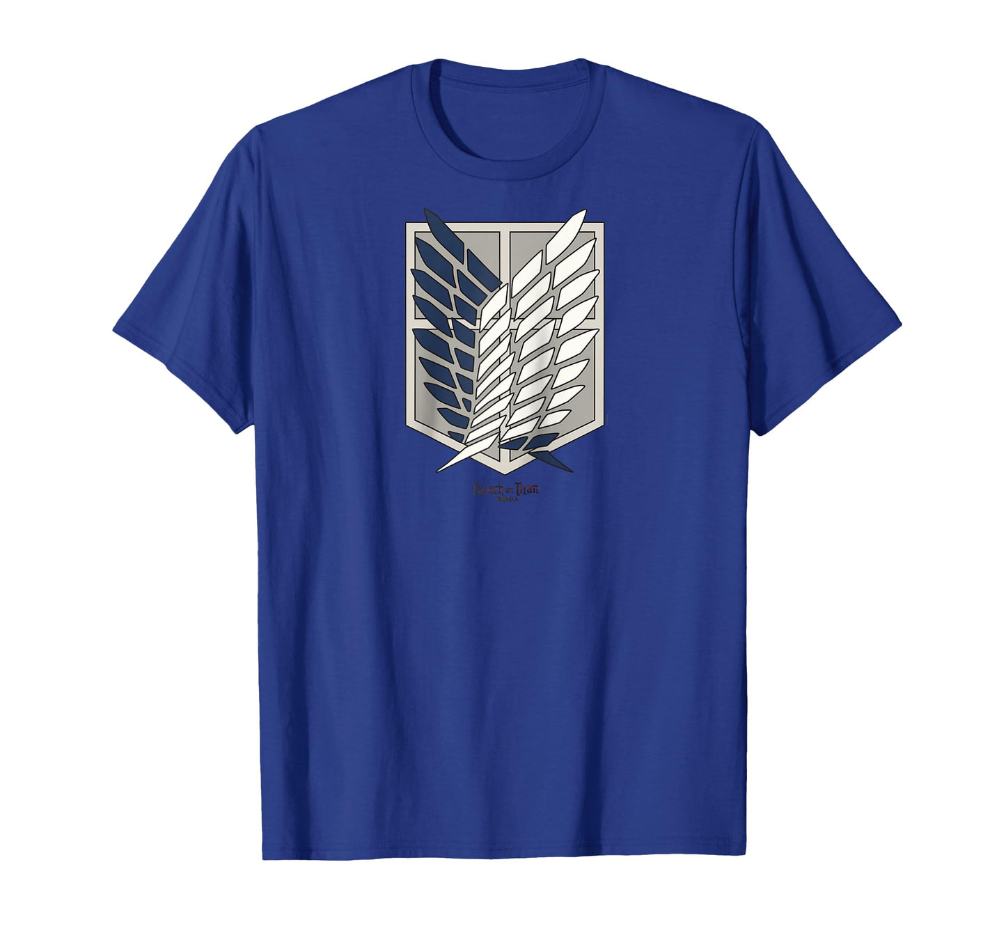 Attack on Titan Scout Regiment Shield AOT Anime Raglan Baseball Tee