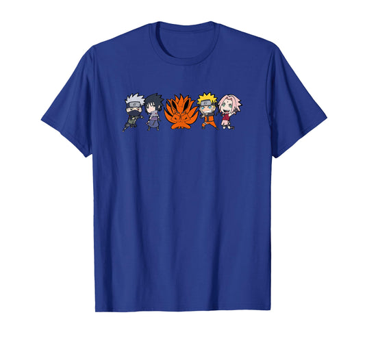 Naruto Shippuden 5 Chibi Group Anime T-Shirt