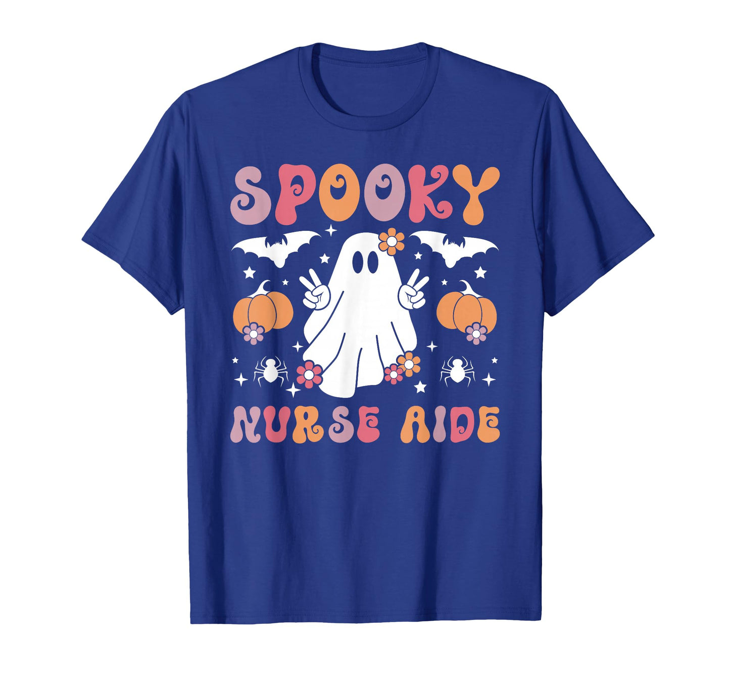 Spooky Nurse Aide Halloween Nursing Aides T-Shirt