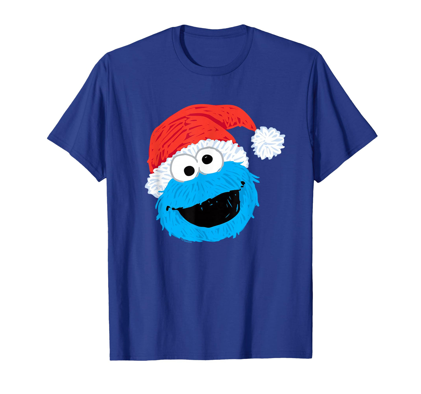 Sesame Street Scribble Christmas Cookie Monster T-Shirt