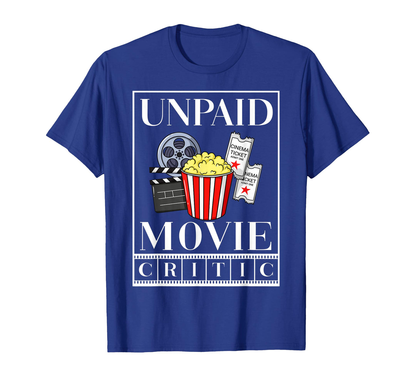 Cinema Watching Movie Watch Night Theater Popcorn T-Shirt